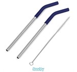 Kooshty Slurp Straw Set - Navy KOOSH-9005_KOOSH-9005-N-0002-NO-LOGO