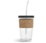 Kooshty Kork Glass Smoothie Kup & Straw - 480ml KOOSH-9015_KOOSH-9015-STRAIGHT-01-NO-LOGO