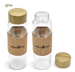 promo: Kooshty Bamboost Glass Water Bottle 700ml (Natural)!