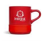 Kooshty Mixalot Ceramic Coffee Mug - 320ml Red