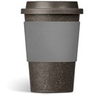 Kooshty Brown Bean Plastic Double-Wall Tumbler – 400ml Grey