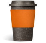 Kooshty Brown Bean Plastic Double-Wall Tumbler – 400ml Orange