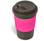 Kooshty Brown Bean Plastic Double-Wall Tumbler – 400ml Pink