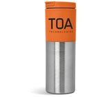 Kooshty Typhoon Stainless Steel & Plastic Double-Wall Tumbler - 450ml Orange