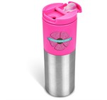 Kooshty Typhoon Stainless Steel & Plastic Double-Wall Tumbler - 450ml Pink