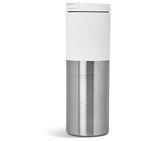 Kooshty Typhoon Stainless Steel & Plastic Double-Wall Tumbler - 450ml Solid White