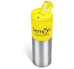 Kooshty Typhoon Stainless Steel & Plastic Double-Wall Tumbler - 450ml Yellow