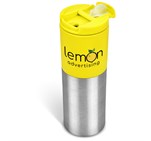 Kooshty Typhoon Stainless Steel & Plastic Double-Wall Tumbler - 450ml Yellow