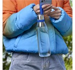 Kooshty Loopy Glass Water Bottle - 650ml KOOSH-9200_KOOSH-9200-BU-LIFESTYLE-NO-LOGO