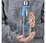 Kooshty Loopy Glass Water Bottle - 650ml KOOSH-9200_KOOSH-9200-CY-STYLED