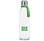 Kooshty Loopy Glass Water Bottle - 650ml Green