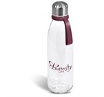 Kooshty Loopy Glass Water Bottle - 650ml Maroon
