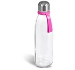 Kooshty Loopy Glass Water Bottle - 650ml Pink