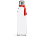 Kooshty Loopy Glass Water Bottle - 650ml Red