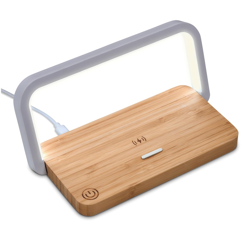 Okiyo Yoru Bamboo Wireless Charger & Night Light