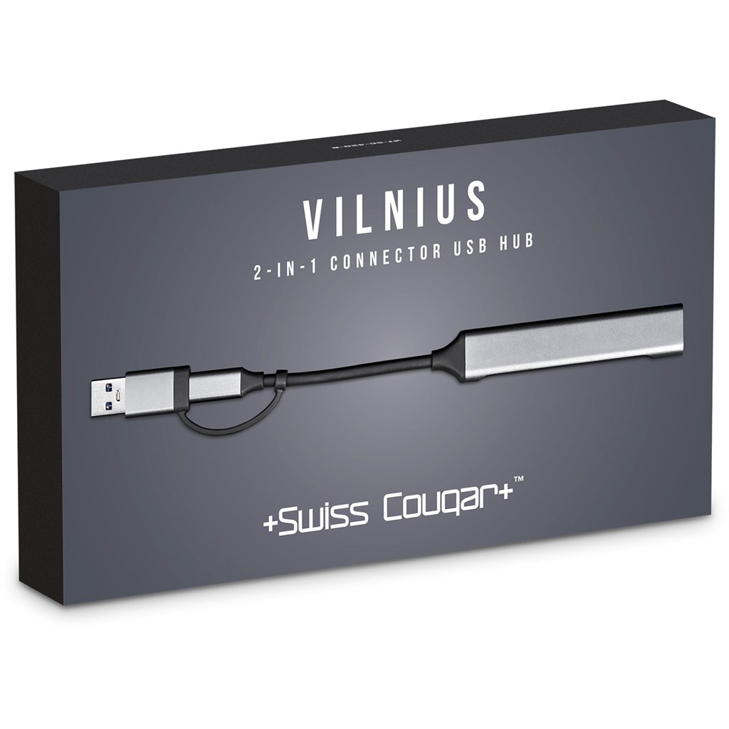 Swiss Cougar Vilnius 2-in-1 Connector USB Hub