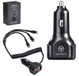 Swiss Cougar Monza 3-in-1 Fast Car Charger