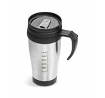 Arabica Stainless Steel & Plastic Double-Wall Mug - 450ml MUG-6505_MUG-6505_ENGAGE