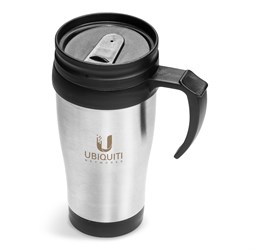 Arabica Stainless Steel & Plastic Double-Wall Mug - 450ml