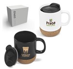 Serendipio Sienna Cork & Ceramic Coffee Mug - 340ml MUG-6700_MUG-6700-10