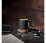 Serendipio Sienna Cork & Ceramic Coffee Mug - 340ml MUG-6700_MUG-6700-BL-LIFESTYLE-02-NO-LOGO
