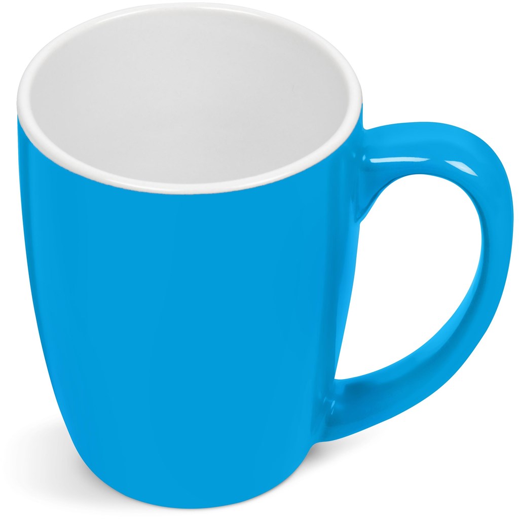Payton Ceramic Coffee Mug - 325ml - Cyan