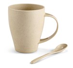 Okiyo Kawai Wheat Straw Mug & Spoon - 350ml MUG-6710_MUG-6710-05-NO-LOGO
