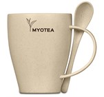 Okiyo Kawai Wheat Straw Mug & Spoon - 350ml MUG-6710_MUG-6710-STRAIGHT