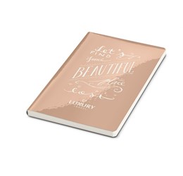 Reflections A5 Soft Cover Notebook - Rose Gold