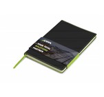 Altitude Edge A5 Soft Cover Notebook - Lime NB-9912_NB-9912-L_BELLYBAND_CORRECTANGLE