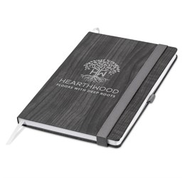 Woodstock A5 Hard Cover Notebook - Grey