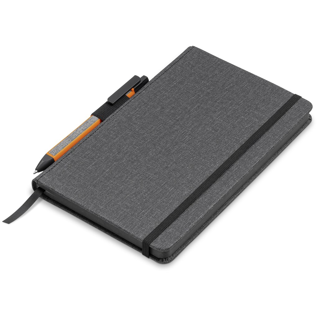 Vulcan A5 Fabric Notebook Set - Orange