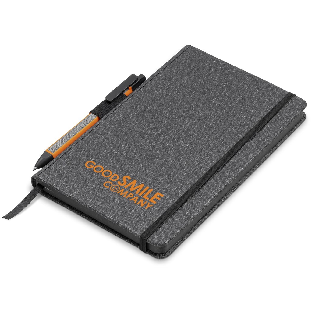 Vulcan A5 Fabric Notebook Set - Orange
