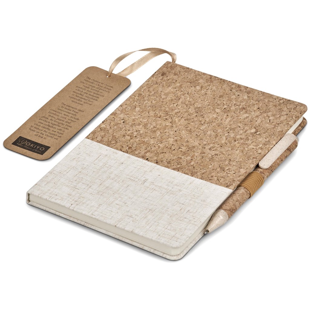 Okiyo Cardon Cork Notebook & Pen Set