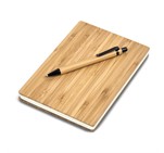 Okiyo Yahari Bamboo Notebook & Pen Set NB-9990_NB-9990-01-NO-LOGO