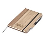 Okiyo Eri Bamboo & Cork Notebook & Pen Set NF-OK-163-B_NF-OK-163-B-03