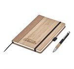 Okiyo Eri Bamboo & Cork Notebook & Pen Set NF-OK-163-B_NF-OK-163-B-04