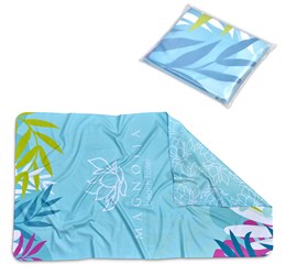 promo: Hoppla Hula Beach Towel Dual Branding (Solid White)!