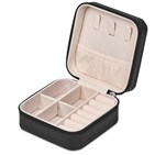 Eva & Elm Crystal Travel Jewellery Box Black