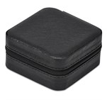 Eva & Elm Crystal Travel Jewellery Box Black