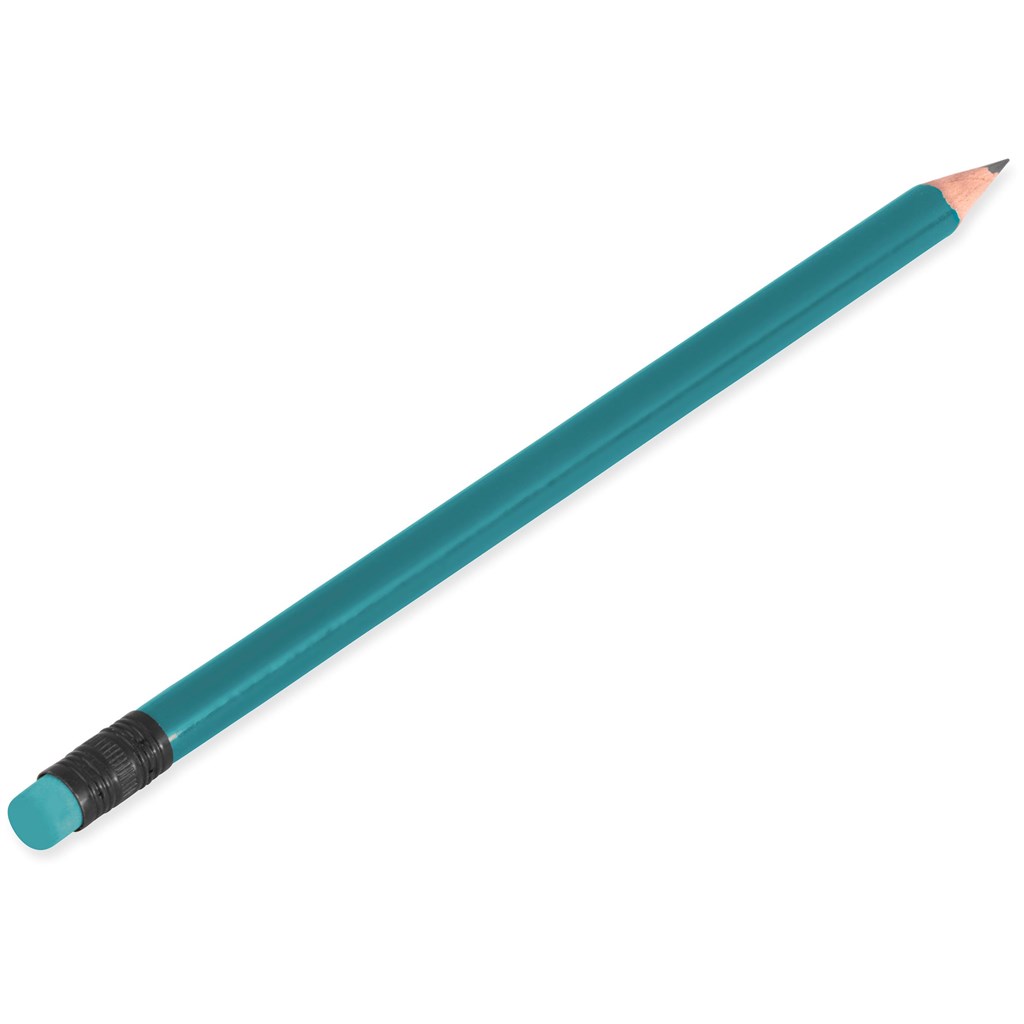 Brainiac Wooden Pencil - Turquoise