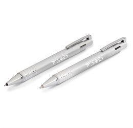 promo: Radial Ball Pen & Pencil Set (Silver)!