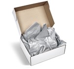 Lustre Tissue Paper - Pack of 10 Sheets Silver