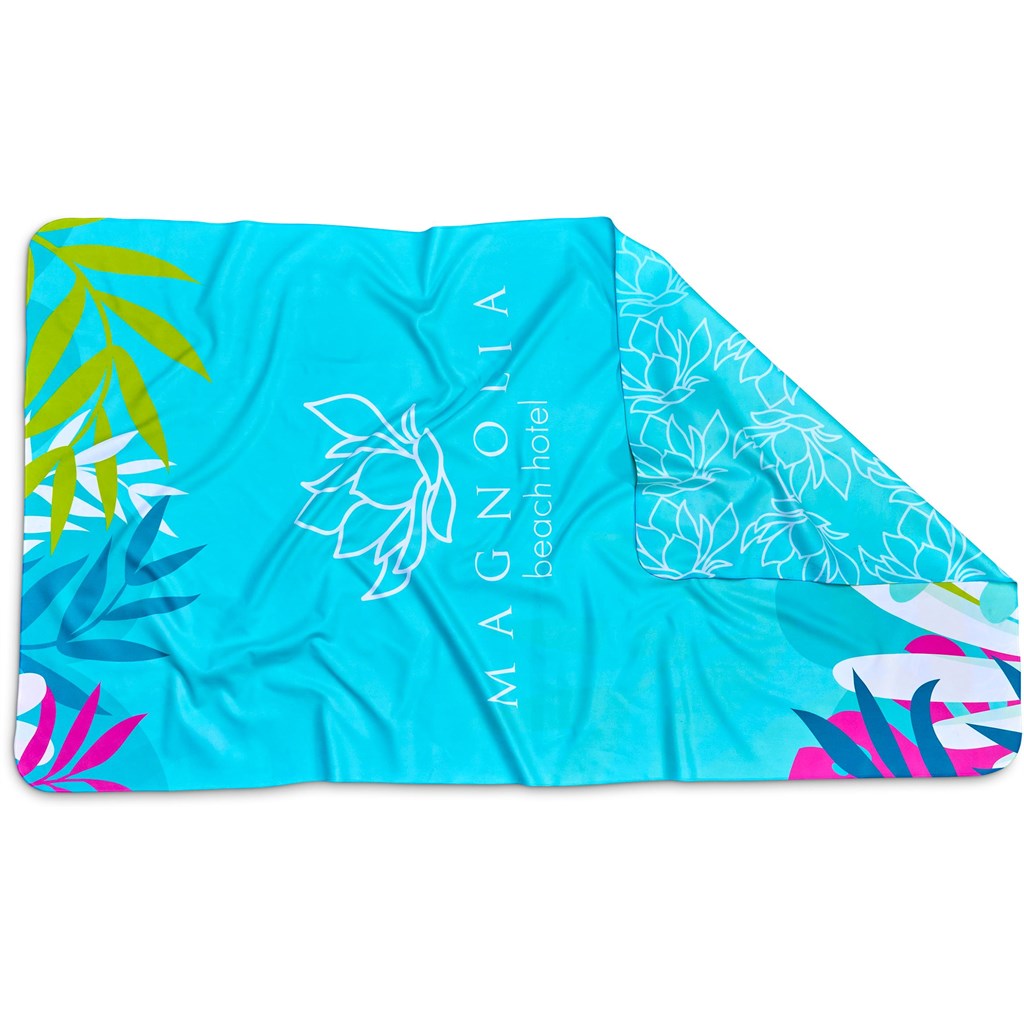 Pre-Printed Sample Hoppla Hula Beach Towel - Dual Sided Branding