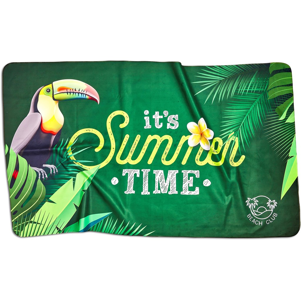 Pre-Printed Sample Hoppla Hula Beach Towel - Single Sided Branding