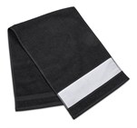 Eva & Elm Aldrin Sports & Hand Sublimation Towel Black