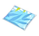 Pre-Production Sample Hoppla Hula Beach Towel - Dual Sided Branding SG-HP-39-G_SG-HP-39-G-POUCH