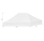 Ovation Sublimated Gazebo 4.5m X 3m - Roof  (Excludes Hardware) SKIN-2080_SKIN-2080-NO-LOGO