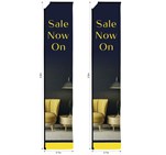 Legend 4m Sublimated Telescopic Flying Banner Skin - Set Of 2 (Excludes Hardware)