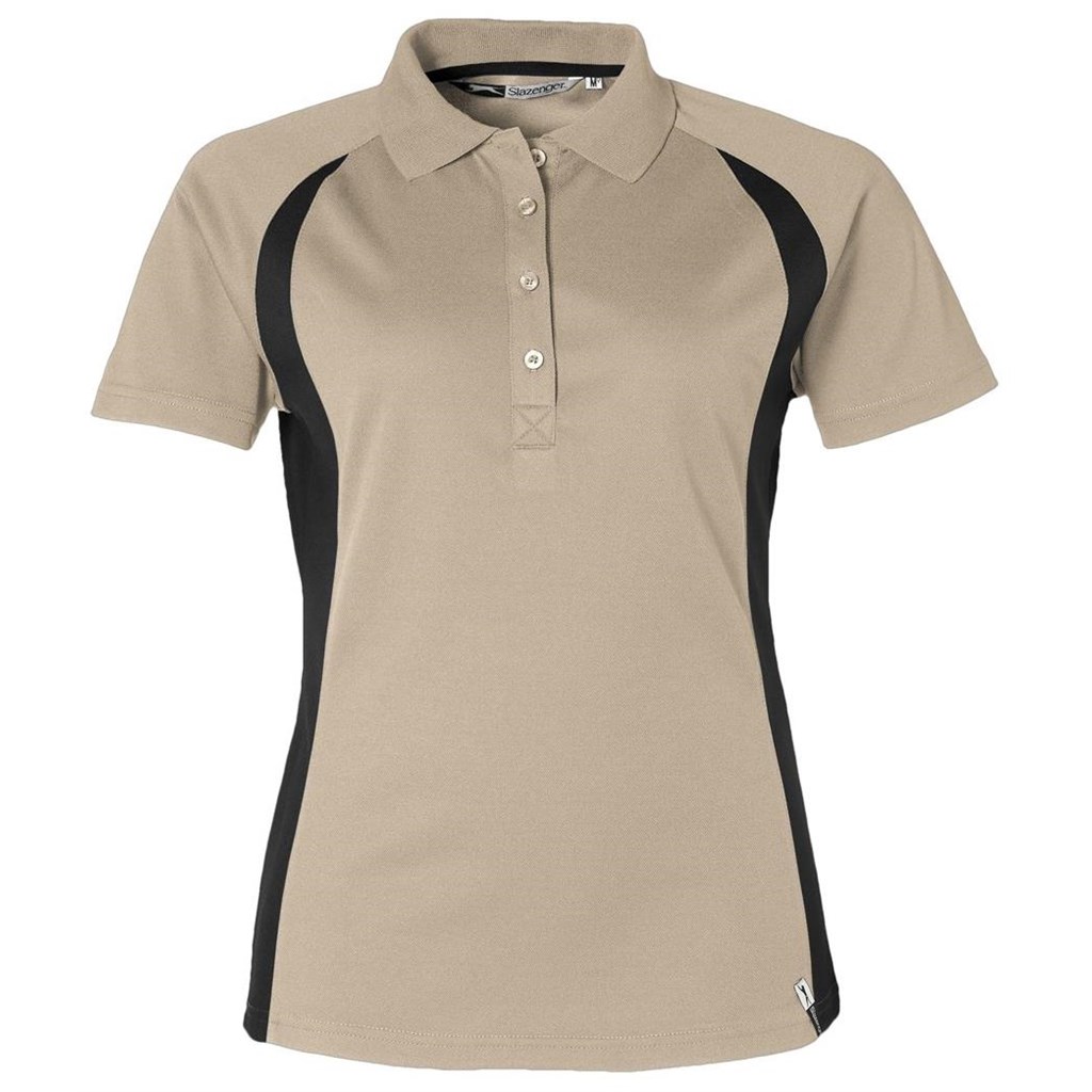 Ladies Apex Golf Shirt - Khaki